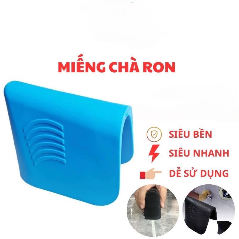 Dụng cụ chà ron Polyurethane thông minh - Miếng cao su chít mạch gạch Xanh + Đen Tuỳ Chọn