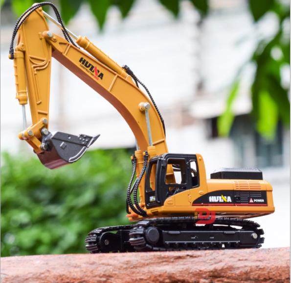 Mô hình xe máy xúc Huina đồ chơi xe máy xúc tỉ lệ 1: 50