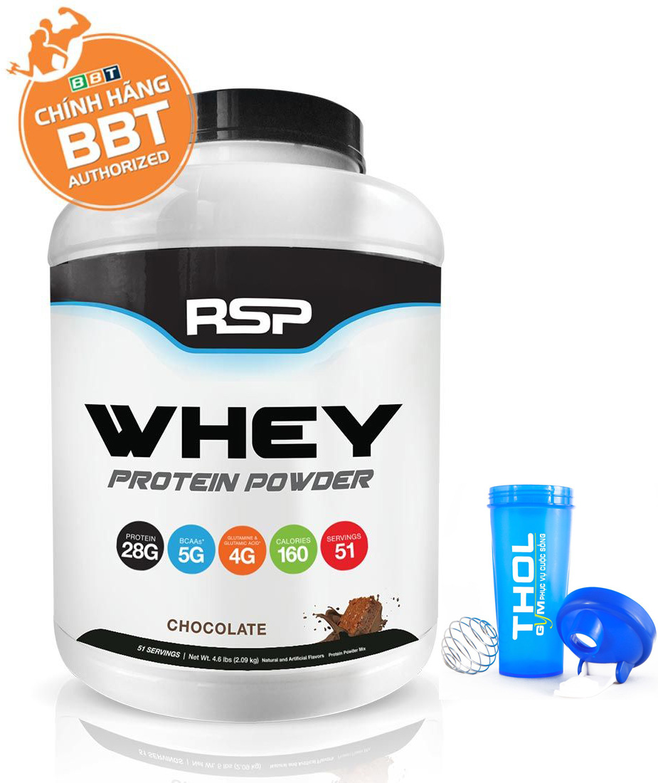 [HCM]RSP Whey Protein Powder – Whey đẳng cấp giá sốc - Tặng kèm bình lắc THOL màu sắc ngẫu nhiên
