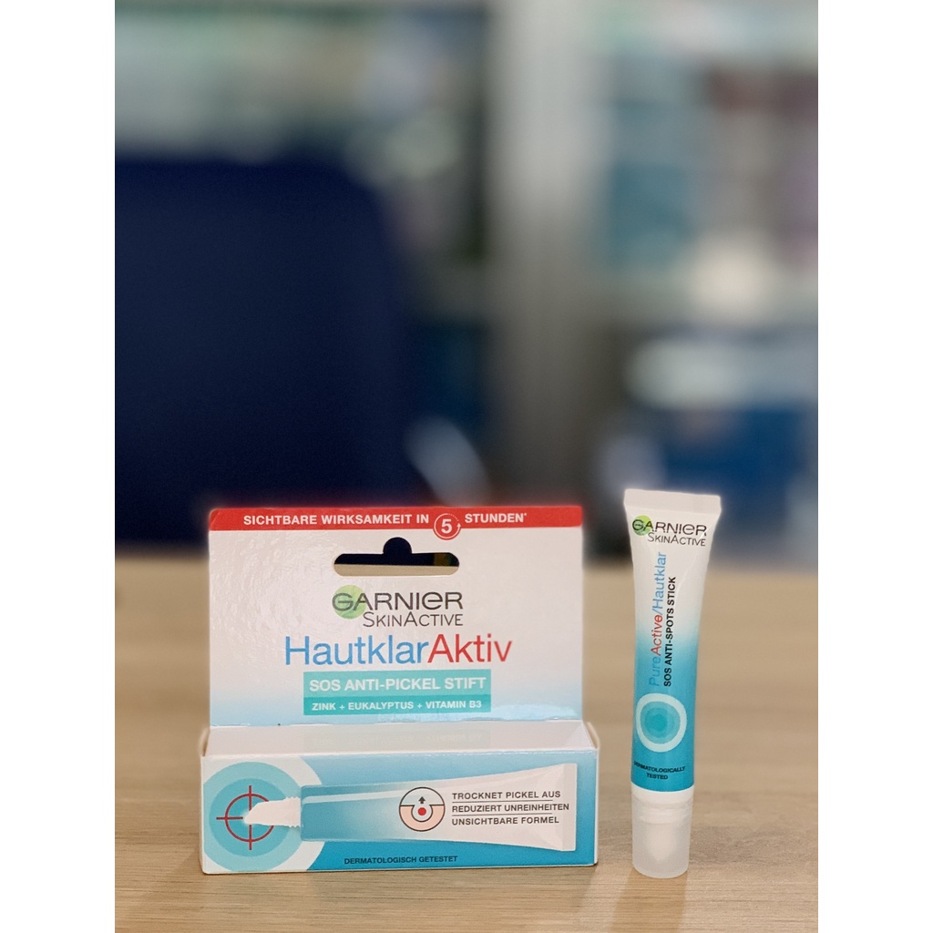 Bút chấm mụn Garnier Hautklar Anti-Pickel Stift S.O.S - Hàng nhập Đức