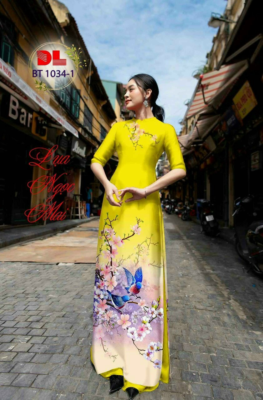 Vải may áo dài chất lụa tô châu cao cấp mềm rủ bay tà mặc mát