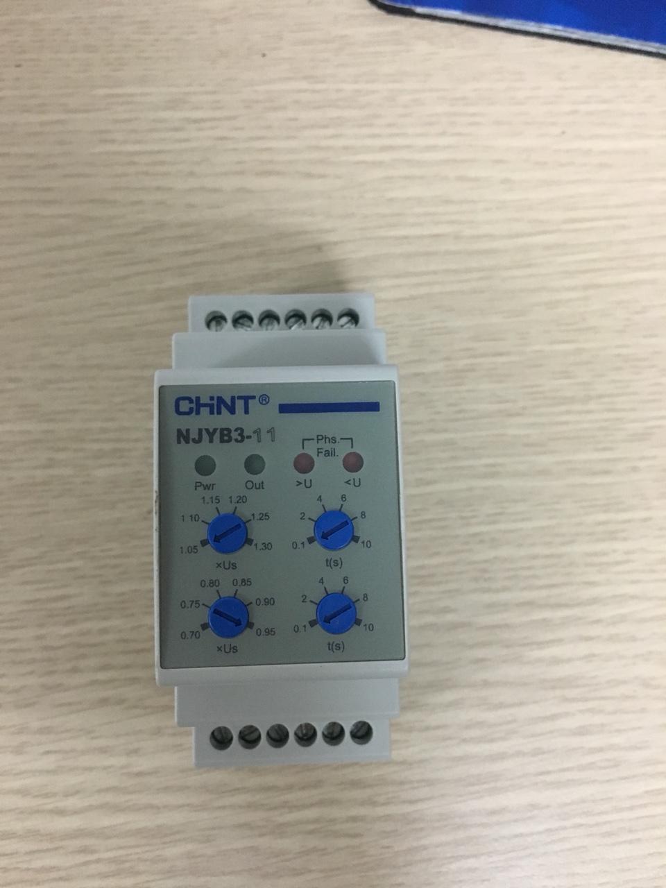 Bộ bảo vệ điện áp 3Pha 4dây, 1Pha 2dây NJYB3-11