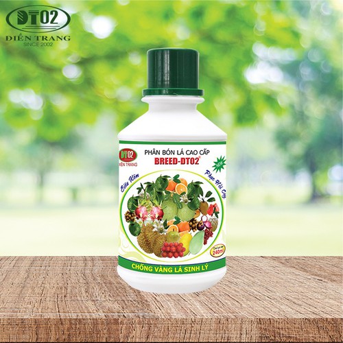 Phân bón lá vi lượng Kẽm chống vàng lá rụng trái BREED 240ml