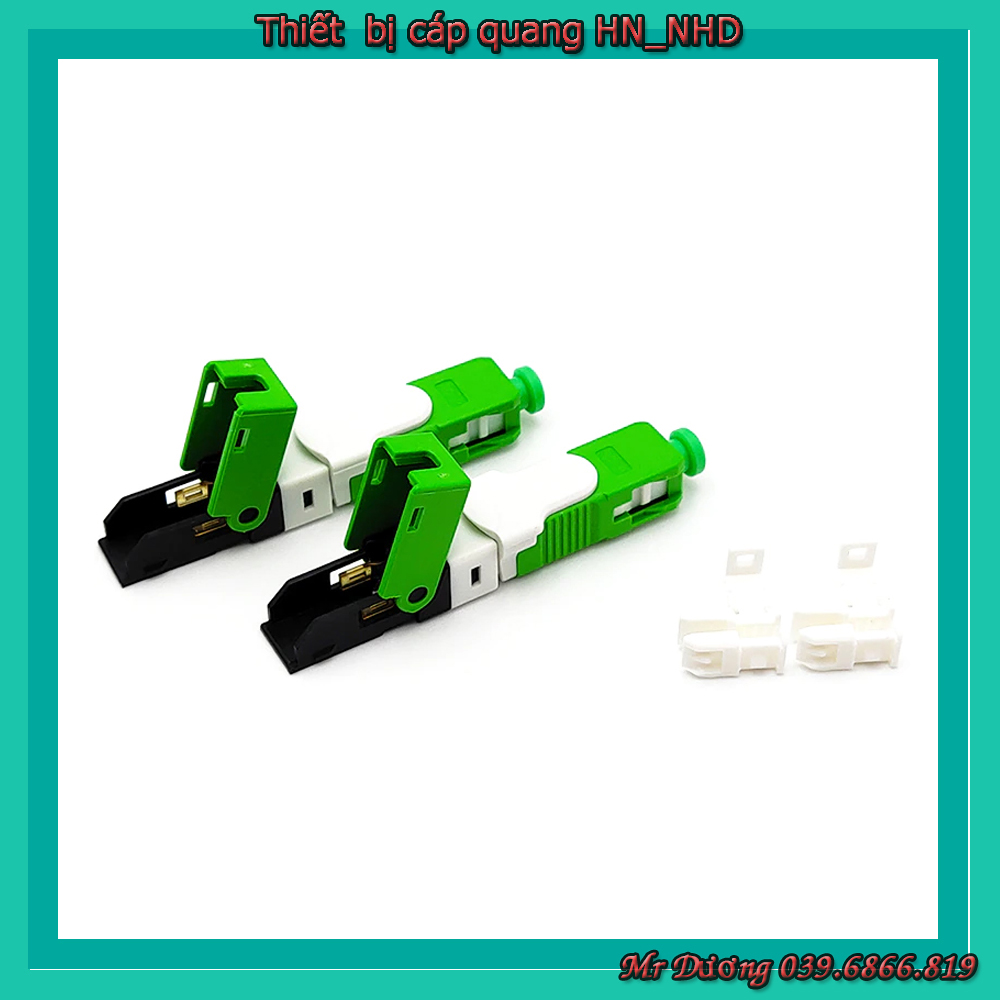 10 đầu nối quang nhanh loại gấp khóa 3 điểm esc250d sc/apc - fast connector