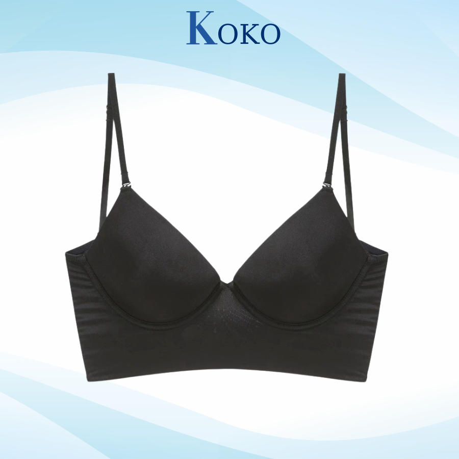 Áo ngực nữ chữ u khoét sâu mặc hở lưng gợi cảm thời trang koko 2577