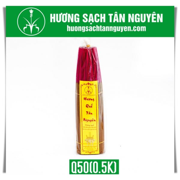 Hương quế Tân Nguyên, nhang quế, hương nhang sạch cao cấp tự nhiên an toàn loại túi 500g dài 35cm Q50 0,5K, Q70C 0,5K