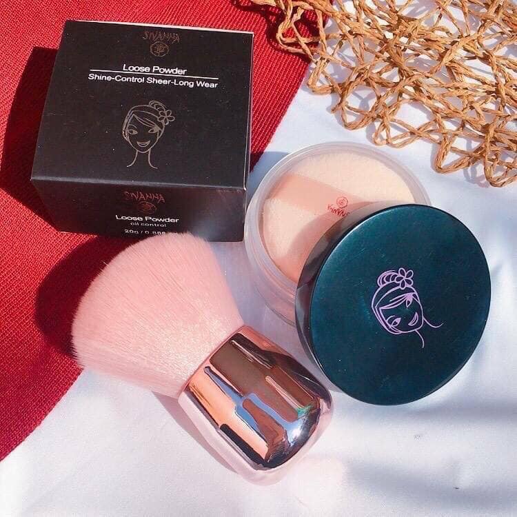 (Mịn, kiềm dầu)Phấn phủ bột Sivanna Loose Powder Thái Lan F010