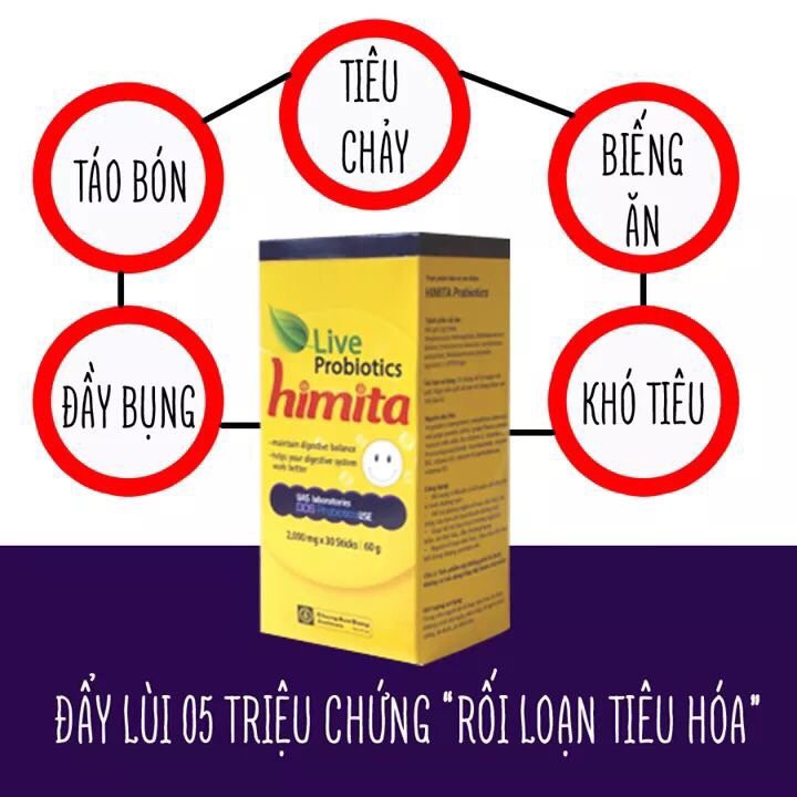 [HCM][CHÍNH HÃNG] Men vi sinh HIMITA Probiotics hỗ trợ hệ vi sinh đường ruột
