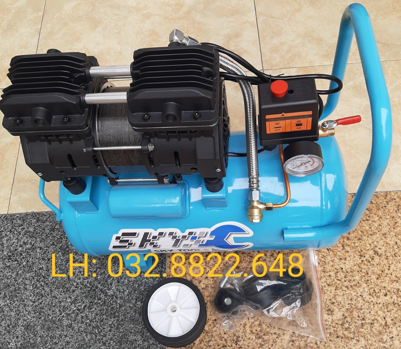 Máy nén khí không dầu Sky 30L