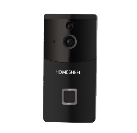 Chuông cửa Camera Smart Homesheel Doorbell 007C - Màu đen