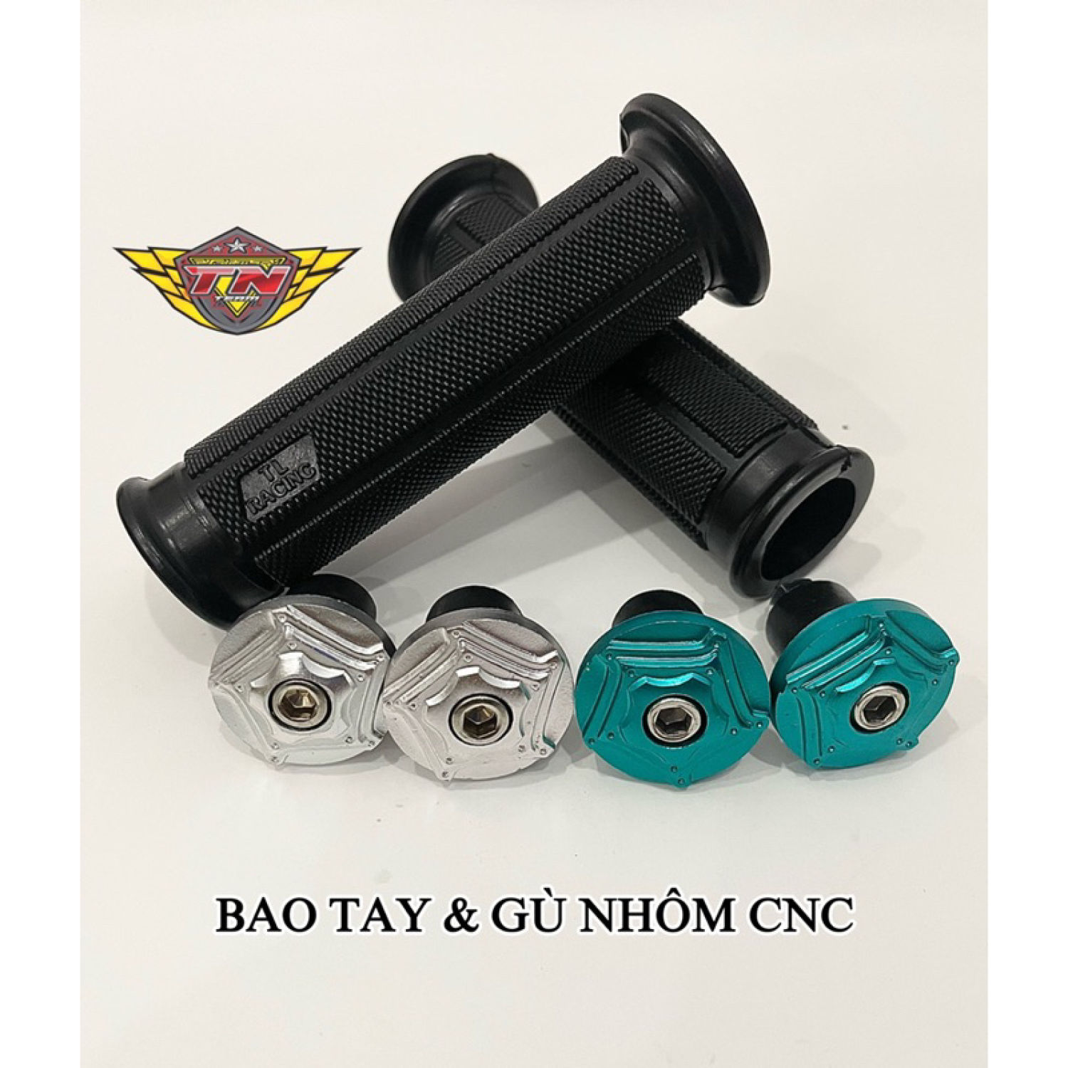 Bao tay mẫu tbt kèm gù nhôm cnc - bao tay tl các dòng xe