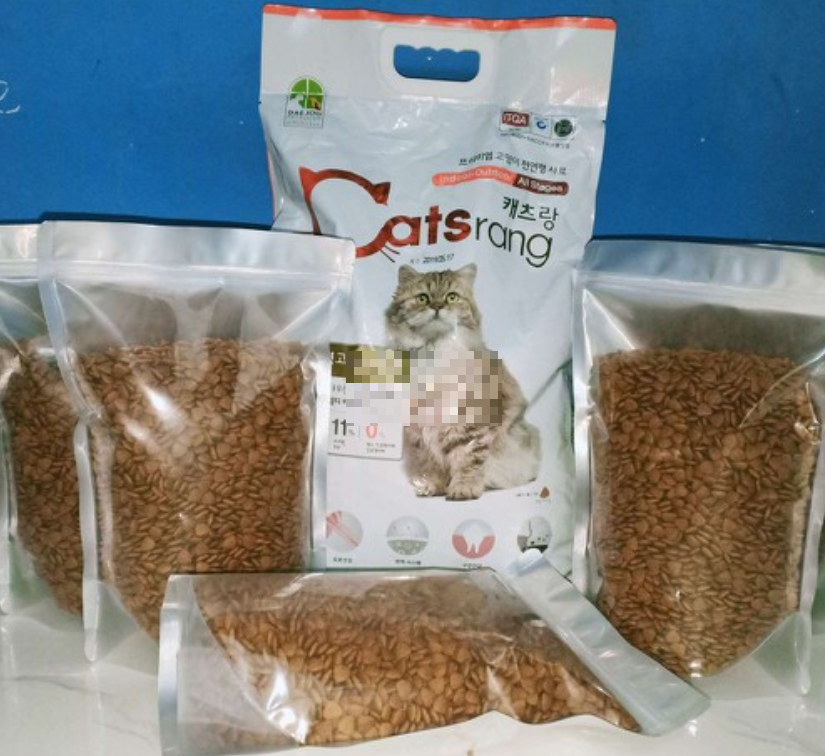 Hạt Khô Cho Mèo Catsrang (Túi 1Kg) Dinh Dưỡng Tiêu Búi Lông Tăng Cường Hệ Miễn Dịch CATRANG/ CATS RANG