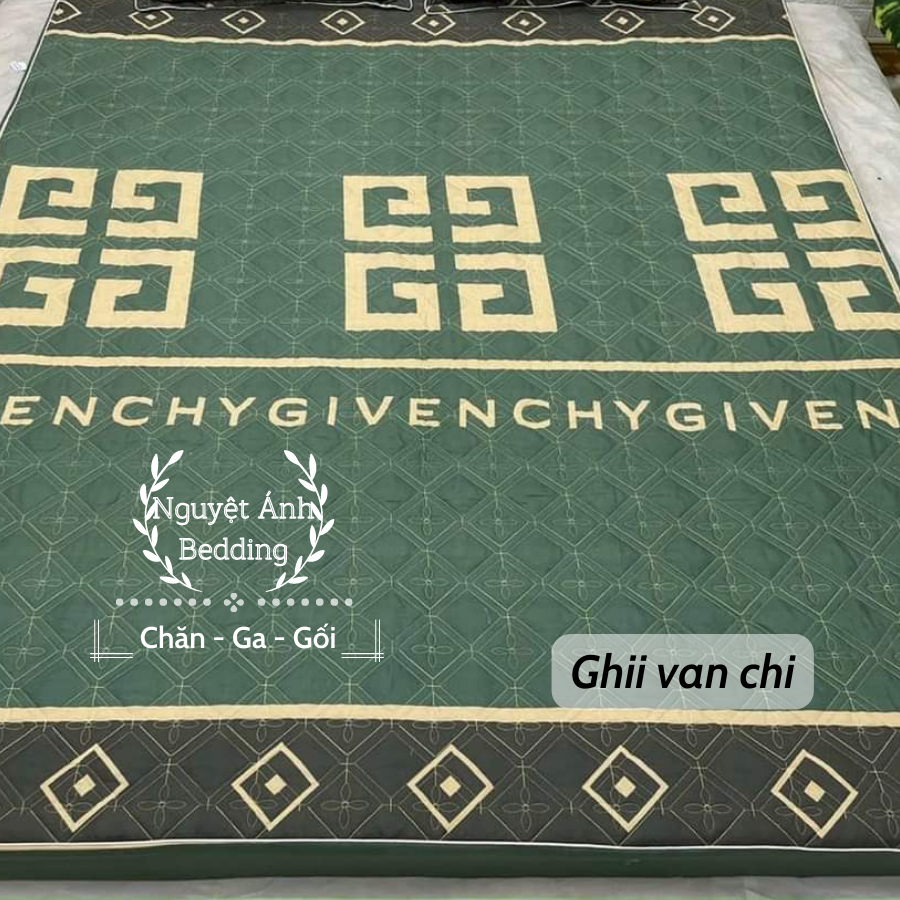 👱 Lẻ ga chun trần bông Dày Dặn - Drap Giường Cam Kết Bọc Đệm Không Xô - Mẫu Ghiivanchi, được chọn mẫu