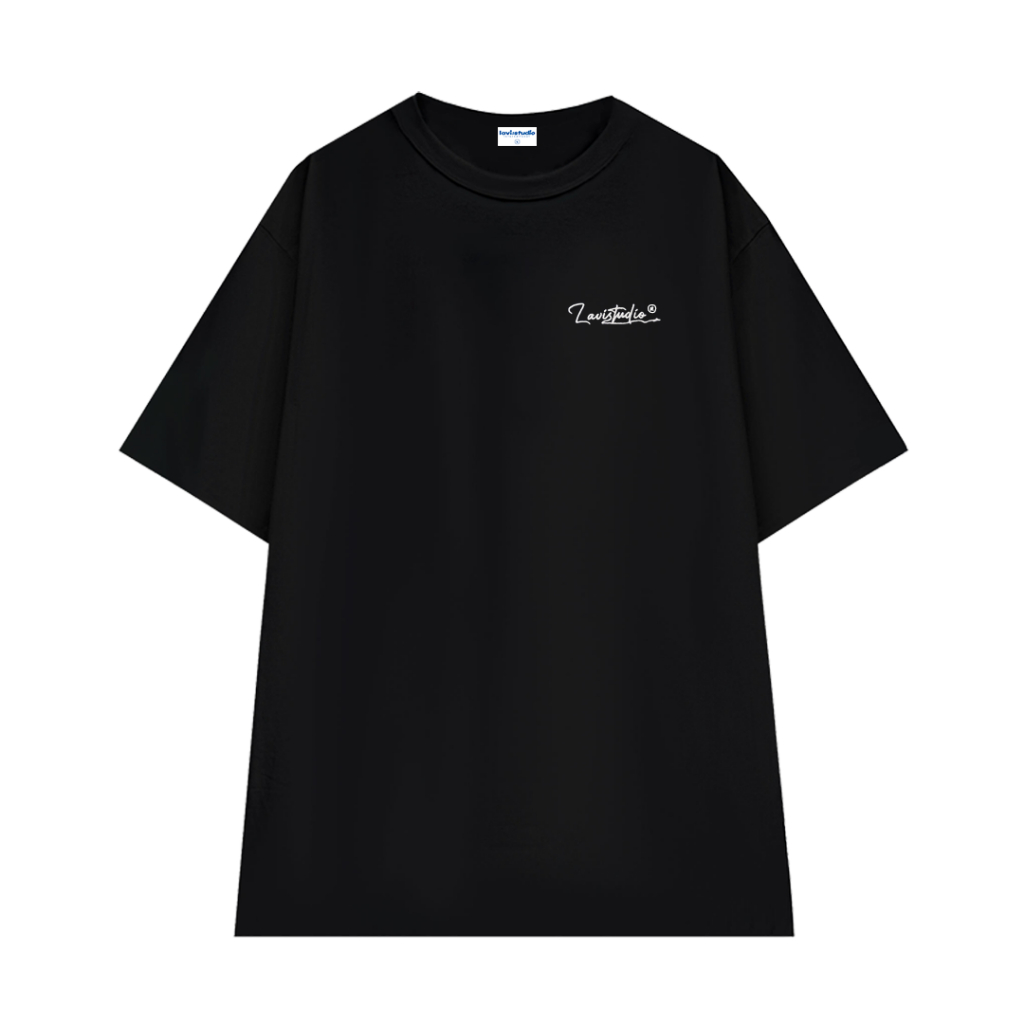 Áo thun thêu Local Brand Lavi Studio Draft/ Black