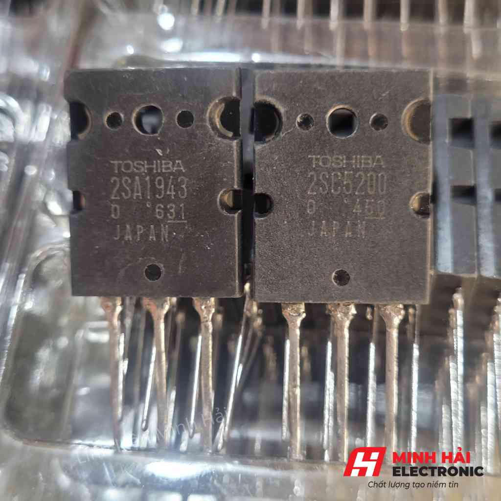 Cặp sò tháo máy 2sa1943 2sc5200 hàng bãi đẹp a1943 c5200 tháo máy bao sống