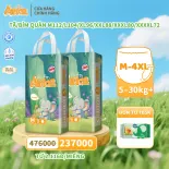 Combo 2 Tã Quần Aplaz Airy Siêu Mỏng Mềm Mại – Thoáng Khí, Thấm Hút Nhanh M112/L104/XL96/XXL88/XXXL80/XXXXL72