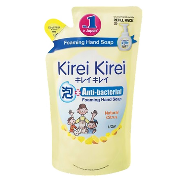 Bọt rửa tay kirei kirei hương chanh – 200ml