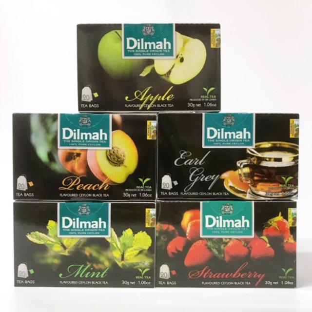 Trà nhúng dilmah , táo