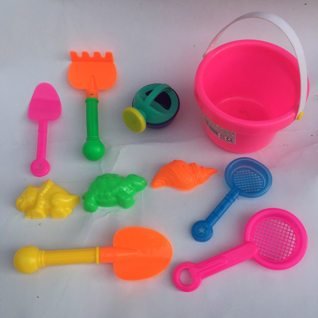 Đồ Chơi Xô Xúc Cát Đi Biển Nhỏ Túi Lưới