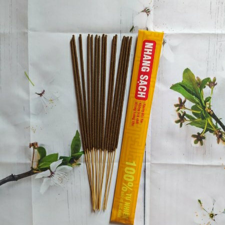 Gói nhang sạch Tâm An hương lá Quao tự nhiên