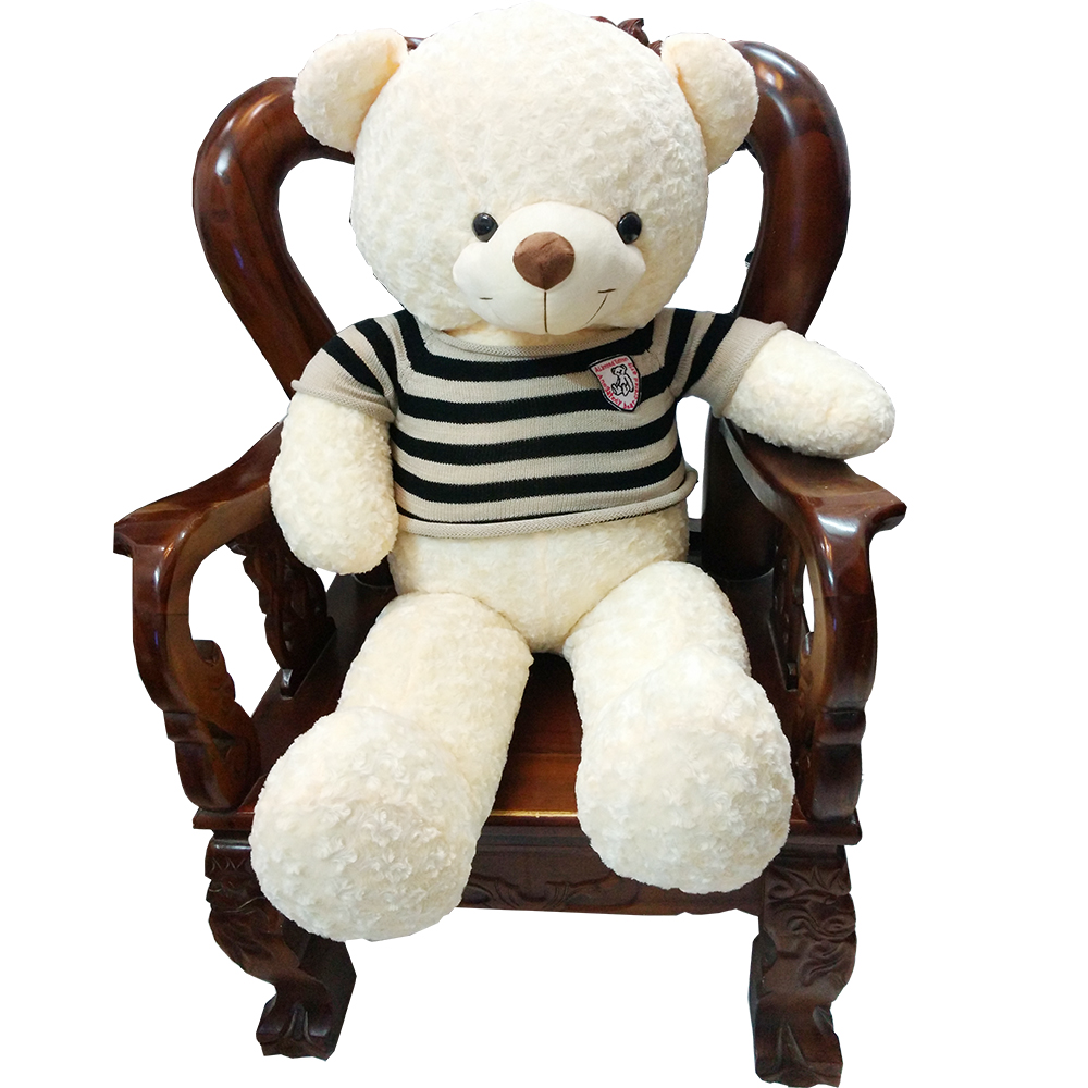 Gấu Bông Teddy Cao Cấp Áo Len Khổ Vải 1m4 Cao 1M2 (NHIỀU MÀU)