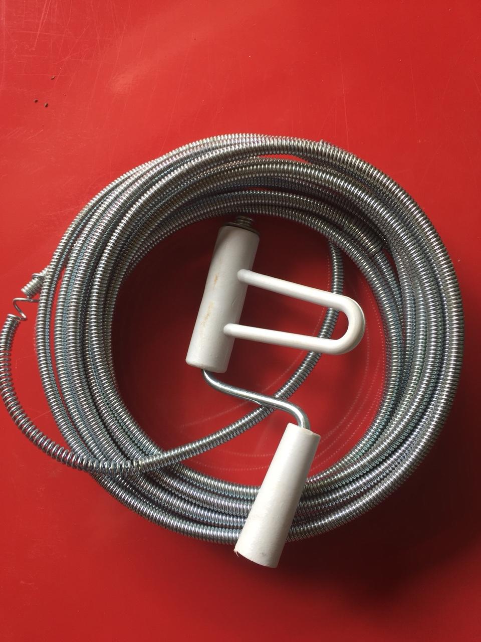 Dây thông cống, dây thông cống 20m, dây thông cống lò xo, dây thông tắc cống, dây thông bồn cầu