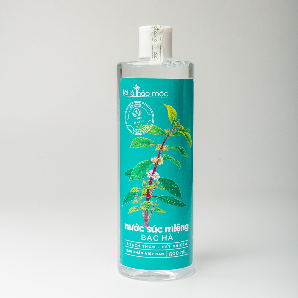 Nước súc miệng bạc hà Tôi Là Thảo Mộc 500ml