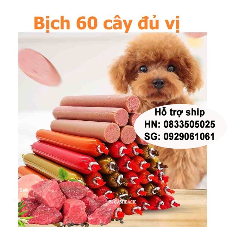 Xúc xích chó mèo ăn liền -Hanpet