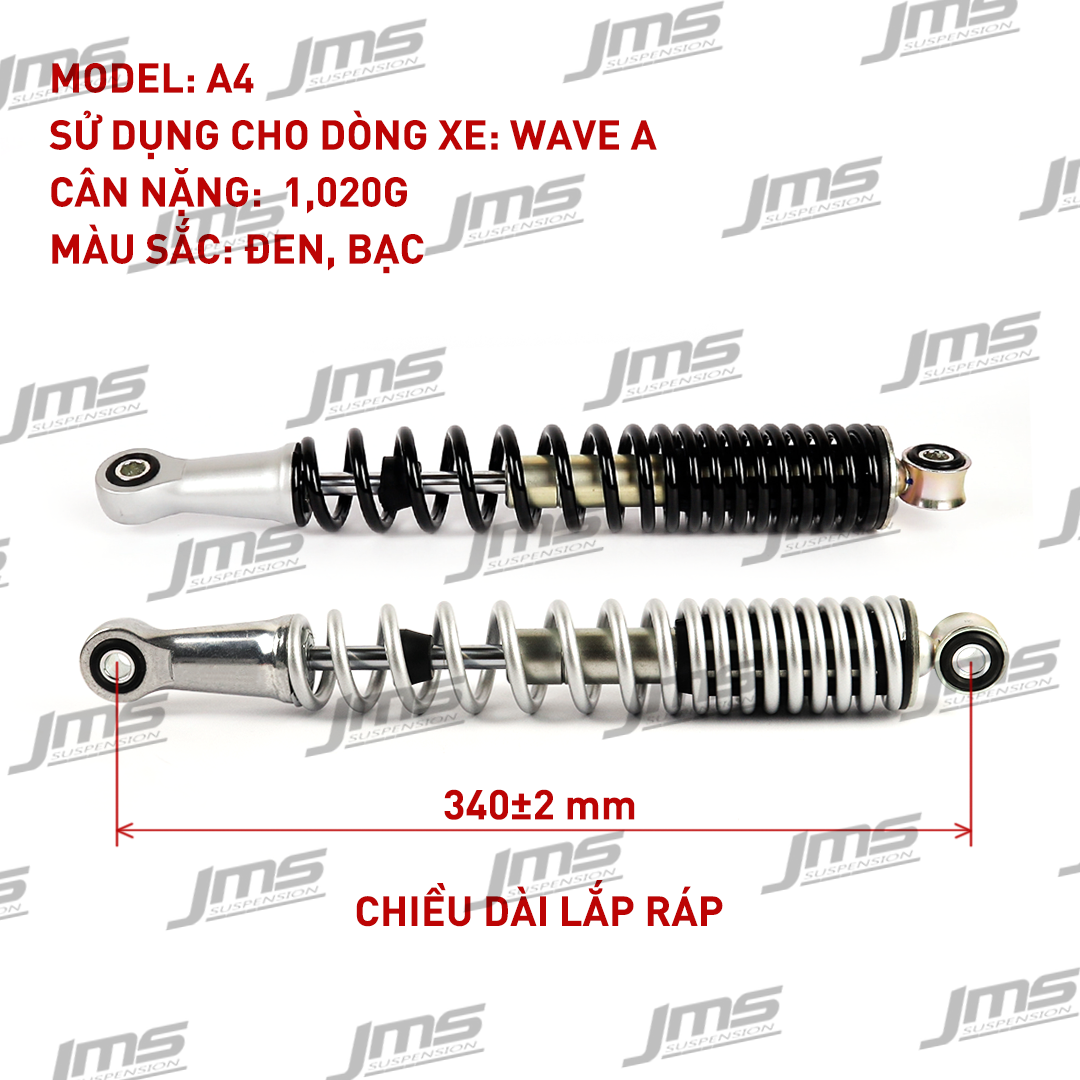 Bộ phuộc nhún giảm xóc xe máy wave a jms