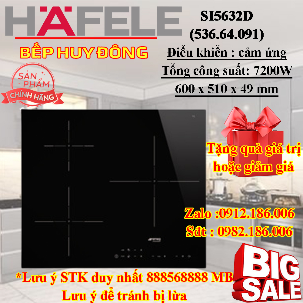 BẾP TƯ HAFELE SI5632D - Màu đen (536.64.091)