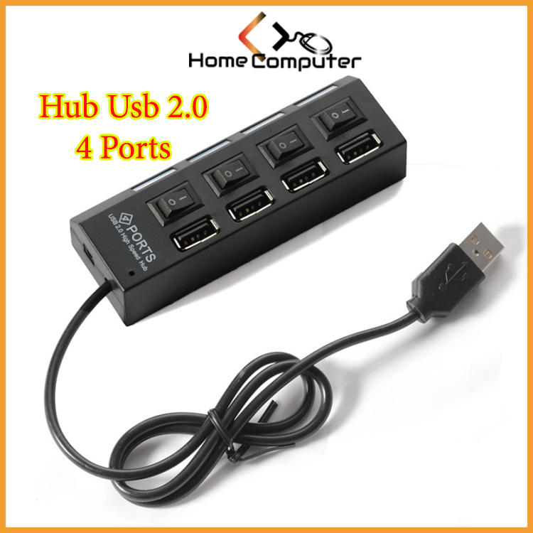 Bộ Chia Cổng Usb 2.0 - Hub Chia Usb ra 4 - 7 - 10 cổng Tiện Dụng, Tốc Độ Cao, Giá Rẻ