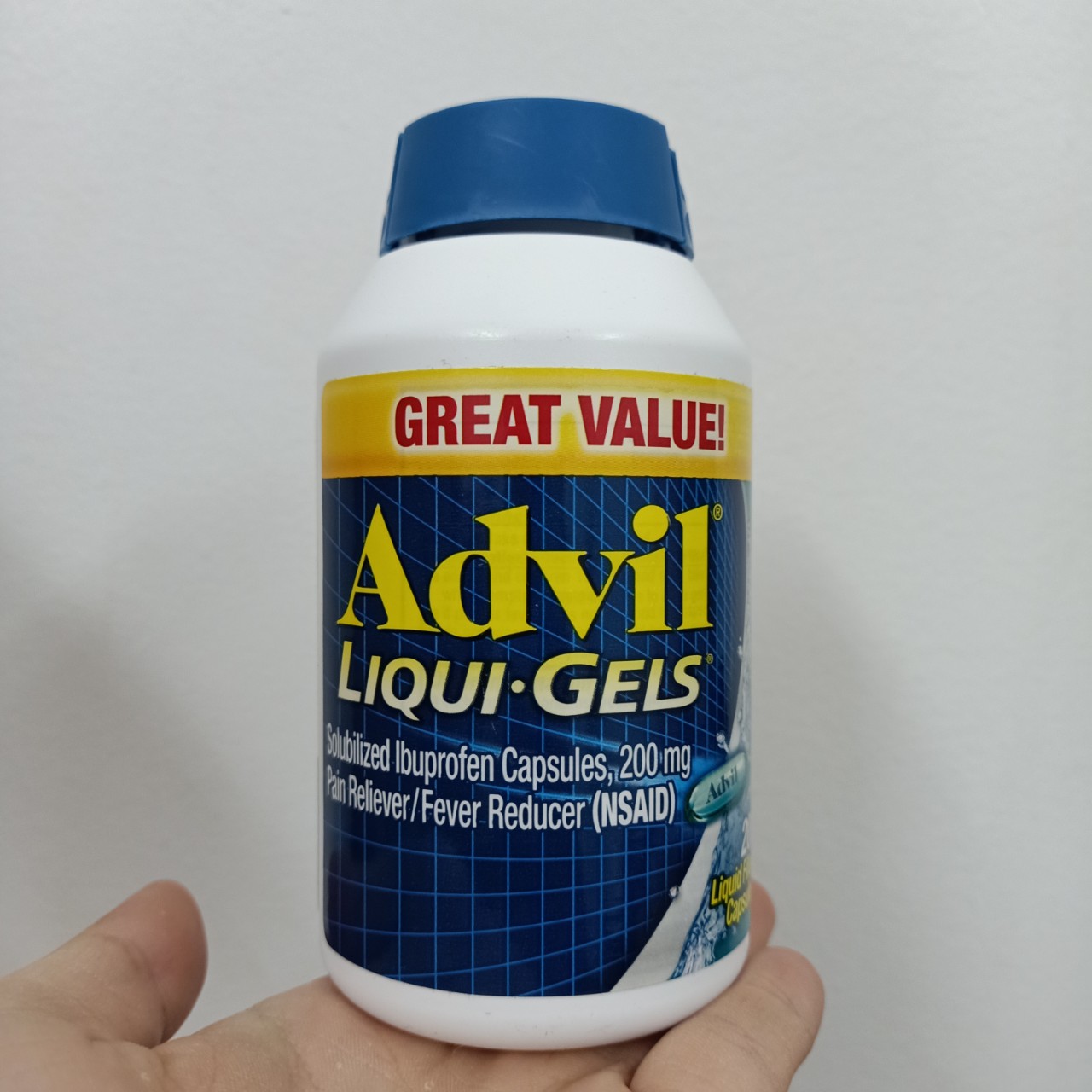 Viên uống Advil Liqui. Gels 200 viên của Mỹ