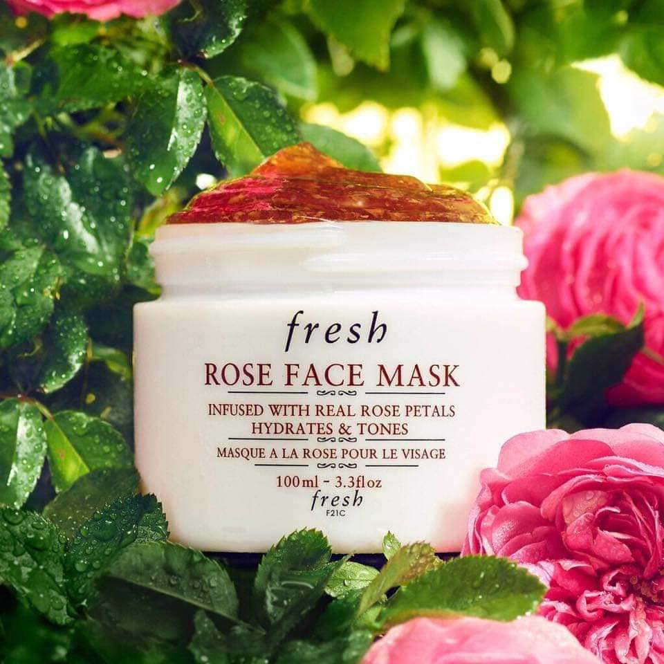 (CÓ VIDEO) Mặt Nạ Hoa Hồng Fresh Rose Face Mask Giúp Làm Dịu, Cấp Ẩm & Mềm Mượt Da 30ml