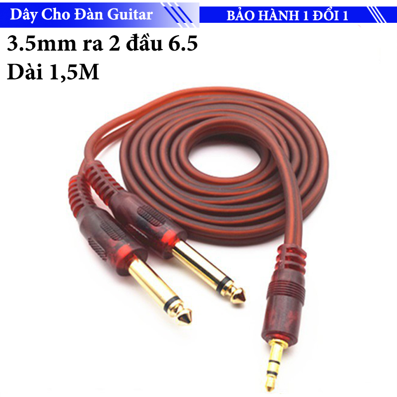 Dây chuyển 3.5 sang 2 đầu 6.5mm cho đàn 1.5m t636