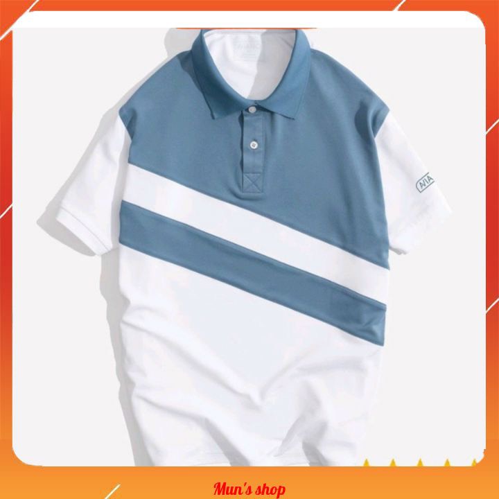 Áo thun nam nữ cổ bẻ , áo polo nam thời trang chất cotton co giãn độ bền màu cao mun's shop ms775