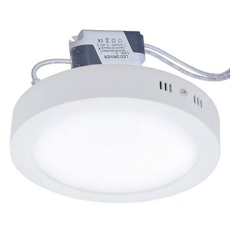 Đèn ốp nổi trần 12w /18w tròn vuông, đèn led ốp trần phòng khách siêu sáng ánh sáng trắng