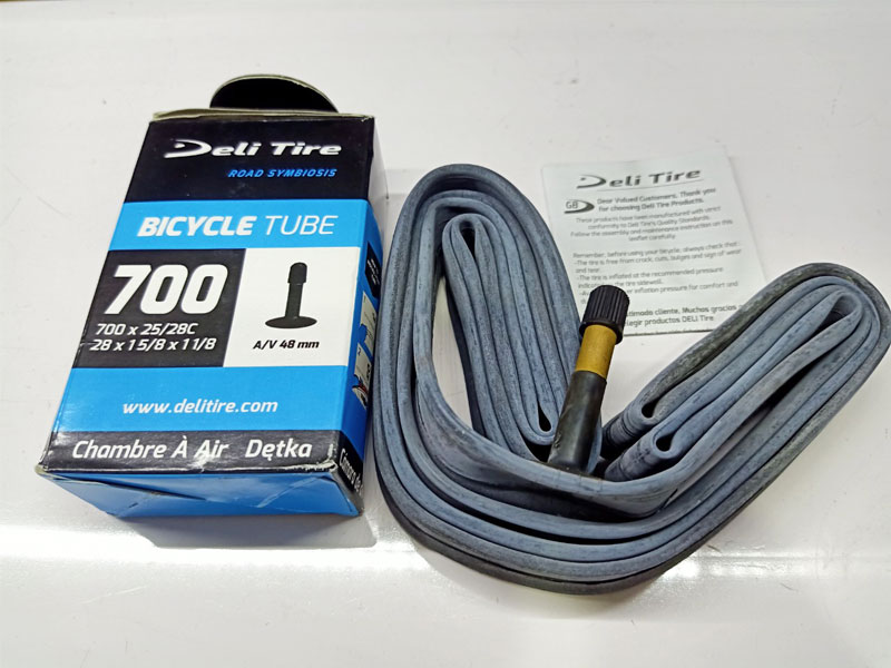 RUỘT XE ĐẠP DELI 700X19/23C