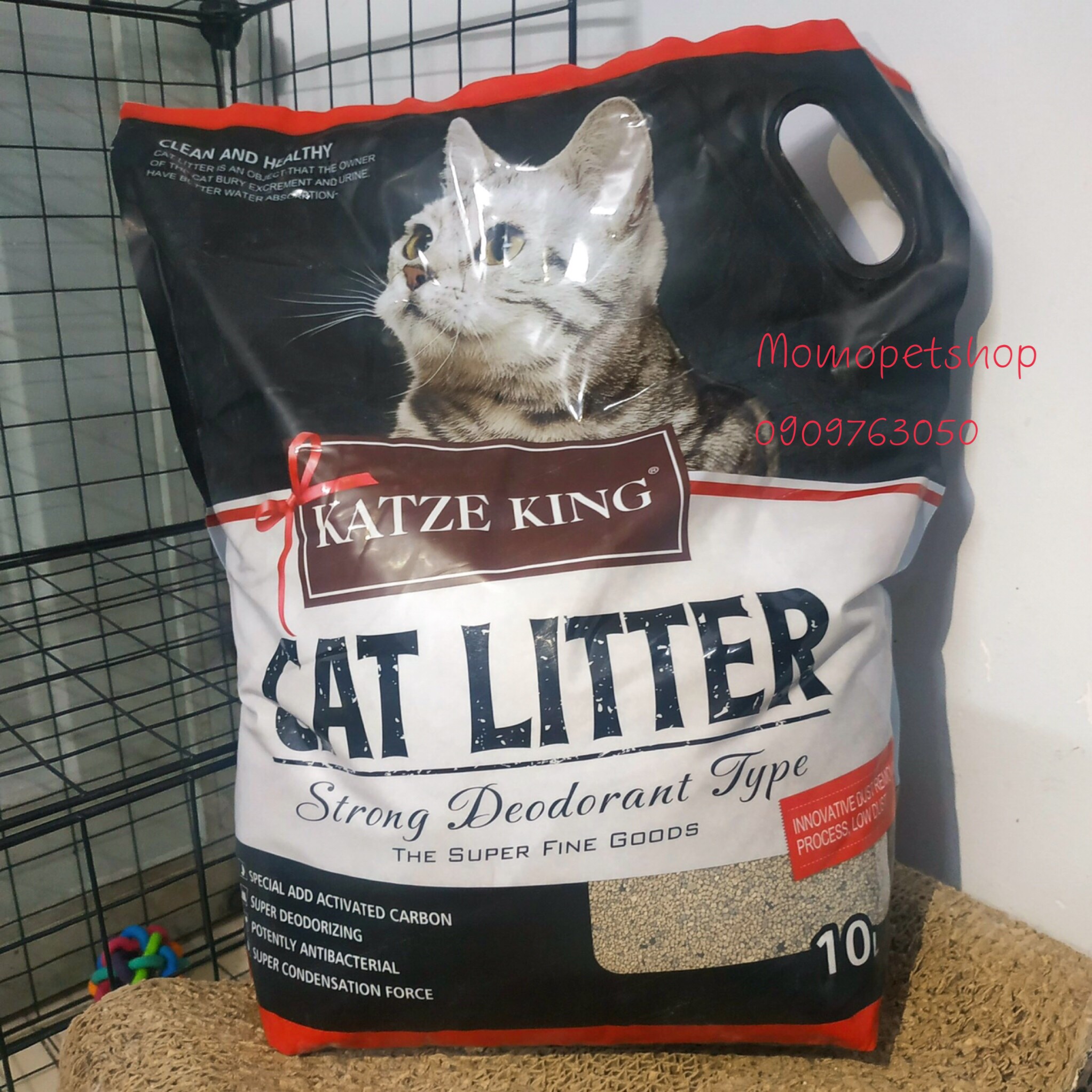 [HCM]Cát Vệ Sinh Cho Mèo KATZE KING nhập khẩu HongKong túi 10 lít ~7.5kg
