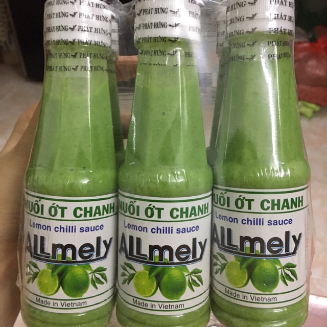 LỐC 6 CHAI MUỐI ỚT CHANH ALLMELY NHA TRANG chai 220ml
