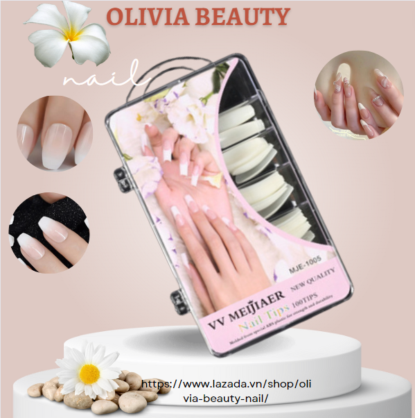 Set 500 Móng Tay Giả Làm Nail Chuyên Dụng MS #015 (HỘP LỚN)| Móng Úp Giả | Làm Nail | Chăm Sóc Móng | Nail Xinh | Nail Box| Dụng Cụ Làm Nail