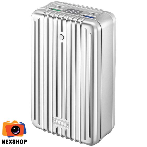 Pin dự phòng 27.000mah typec zendure zda8pdp-s - màu bạc - bảo hành 24 tháng