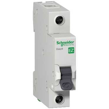 Schneider Aptomat 1 Pha 16A 20A 25A 32A 40A 50A 63A, Át tép , Cầu dao tự động,Attomat, MCB, CB tép Easy9 1P  Schneider Electric