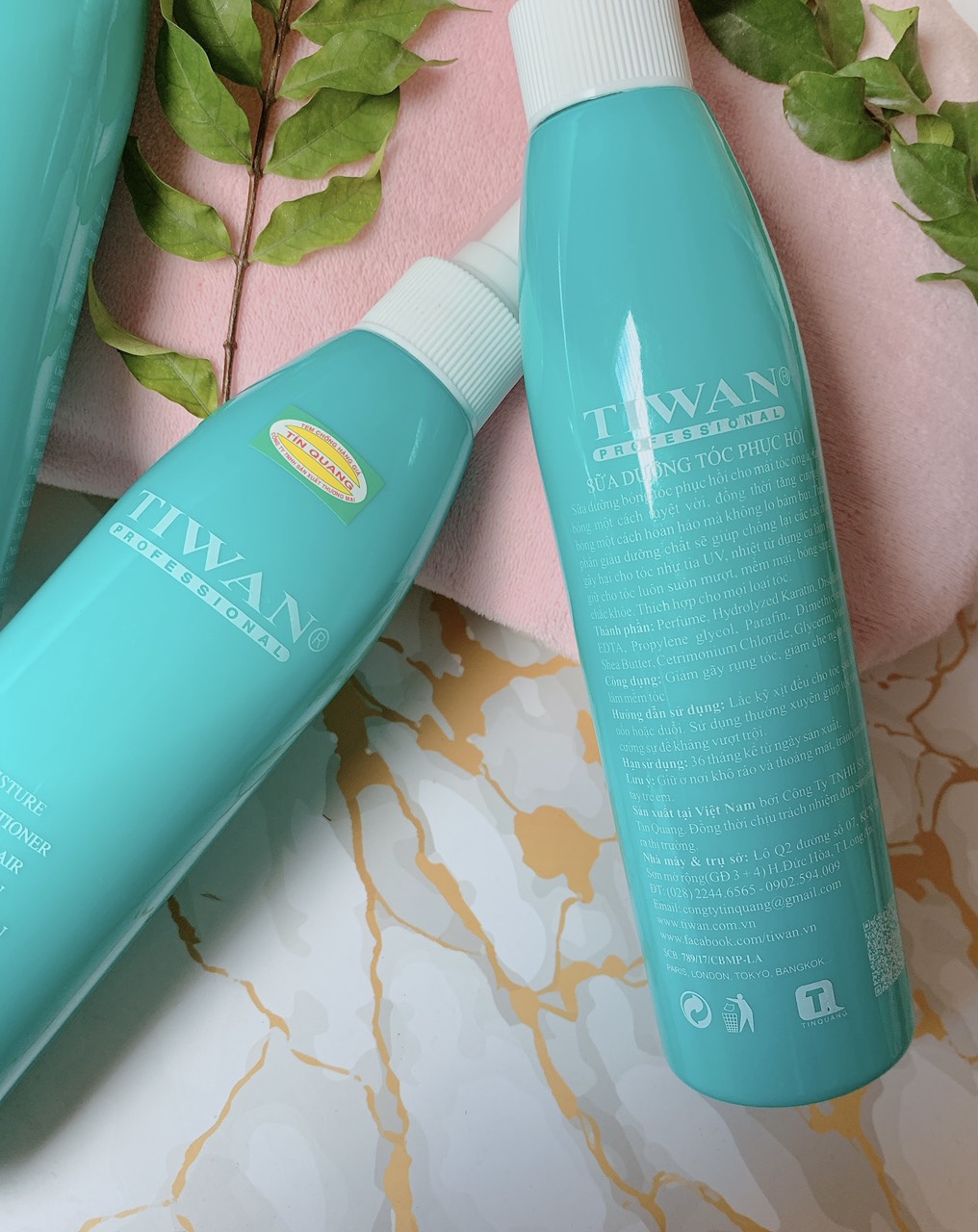 Sữa Xịt dưỡng tóc KERATIN collagen giữ ẩm phục hồi tóc khô xơ rối hư tổn 250ml SIÊU THƠM xanh lá