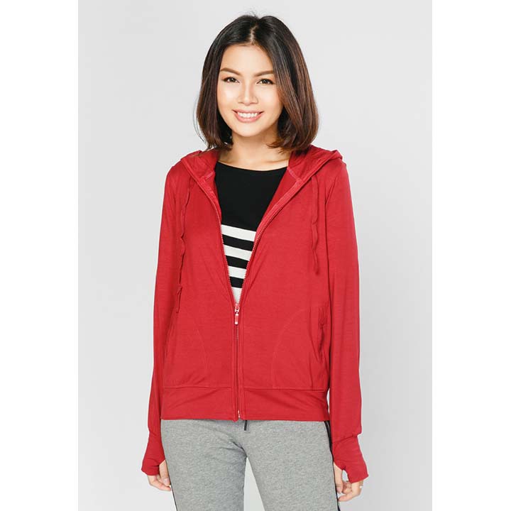 Áo khoác nữ chống nóng chất thun lạnh Phúc An 4034 nhiều màu (xanh lá cây, xám, vàng và đỏ)