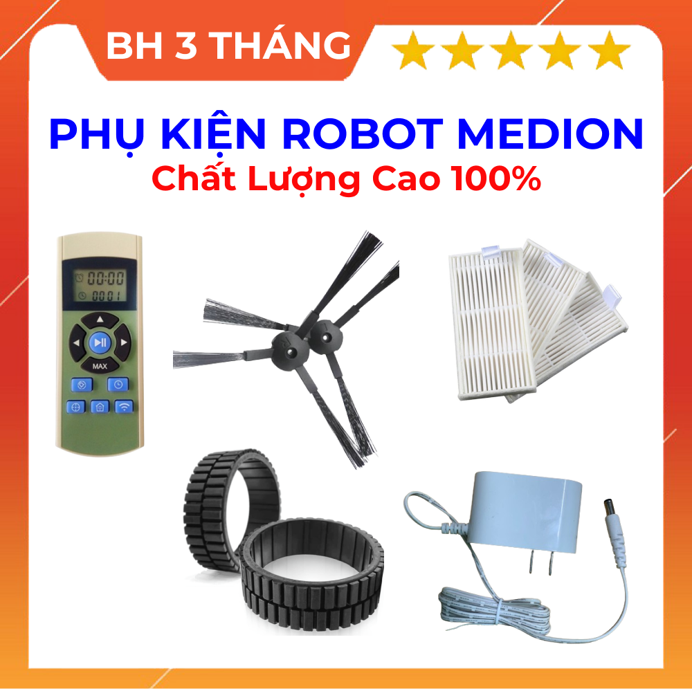 Chất lượng cao - phụ kiện robot hút bụi medion md18500, md18501, md19510, md19511,md16510