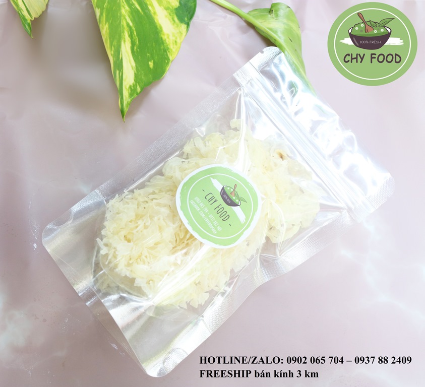NẤM TUYẾT KHÔ HẢO HẠNG - 100 GRAM