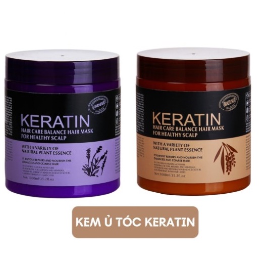 Hấp dầu keratin phục hồi tóc 1000ml