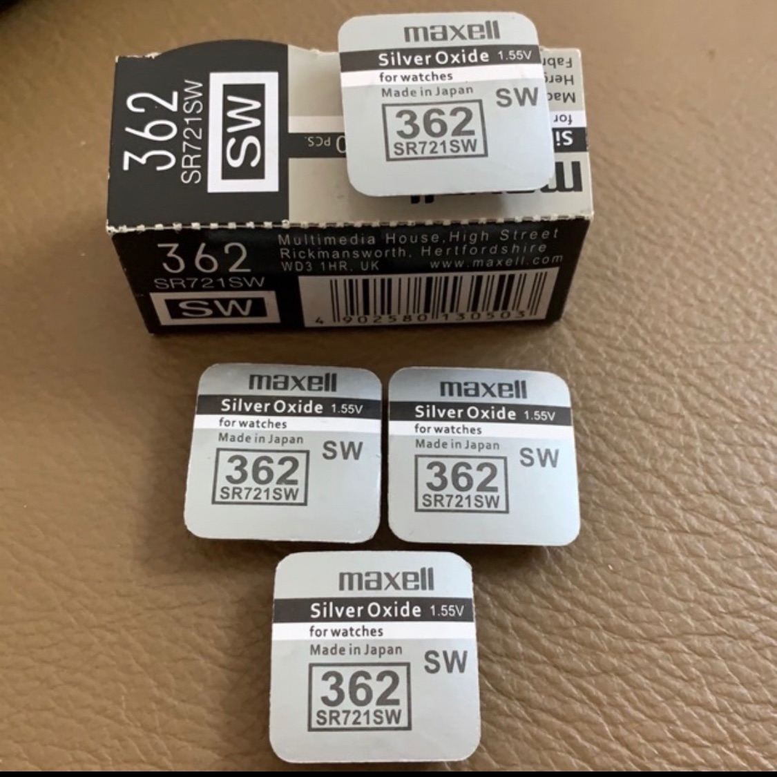 PIN ĐỒNG HỒ Maxell SR721SW-362 Chính hãng