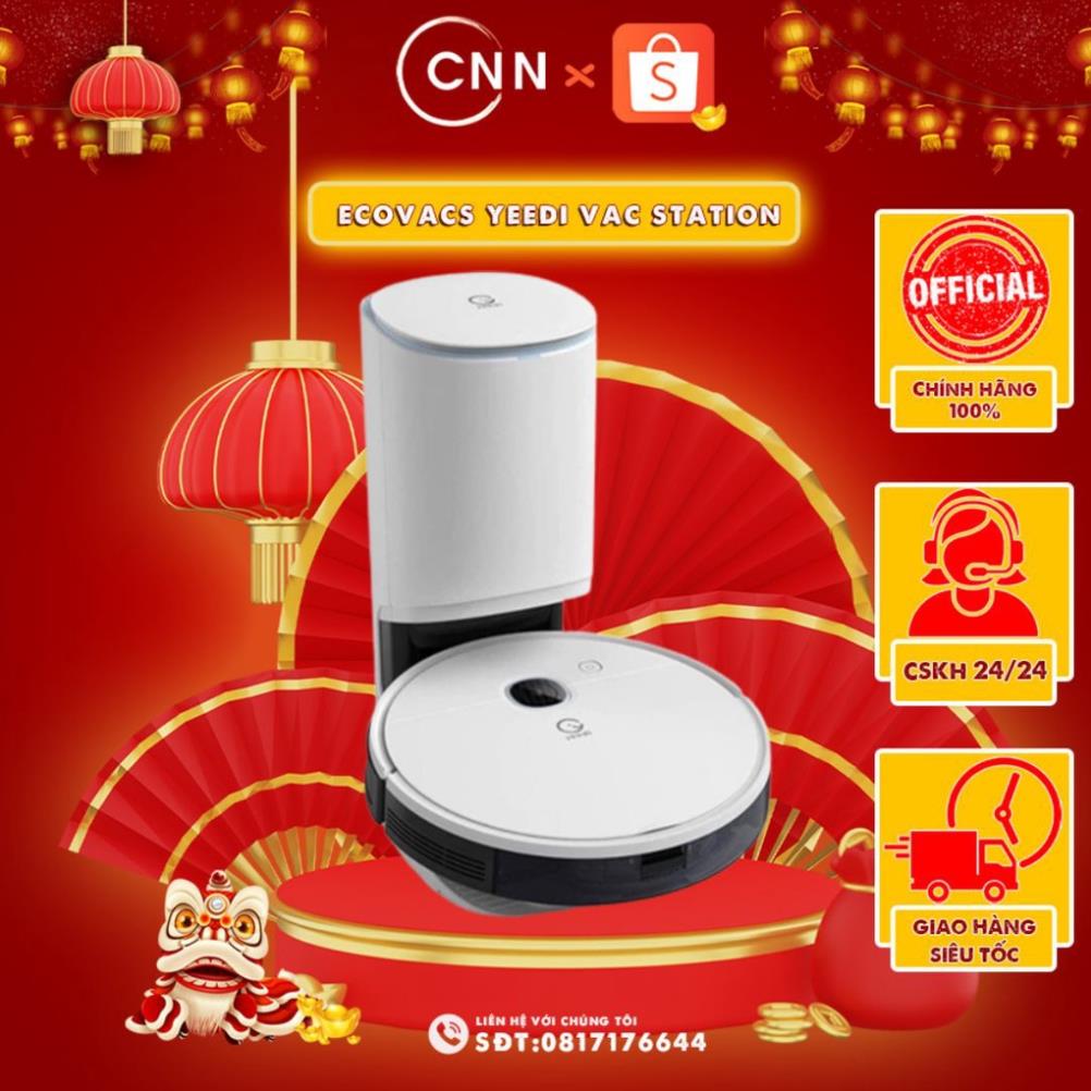 Robot hút bụi ddboot robot - robot hút bụi lau nhà ecovacs yeedi vac station nguyên seal tự động đổ rác