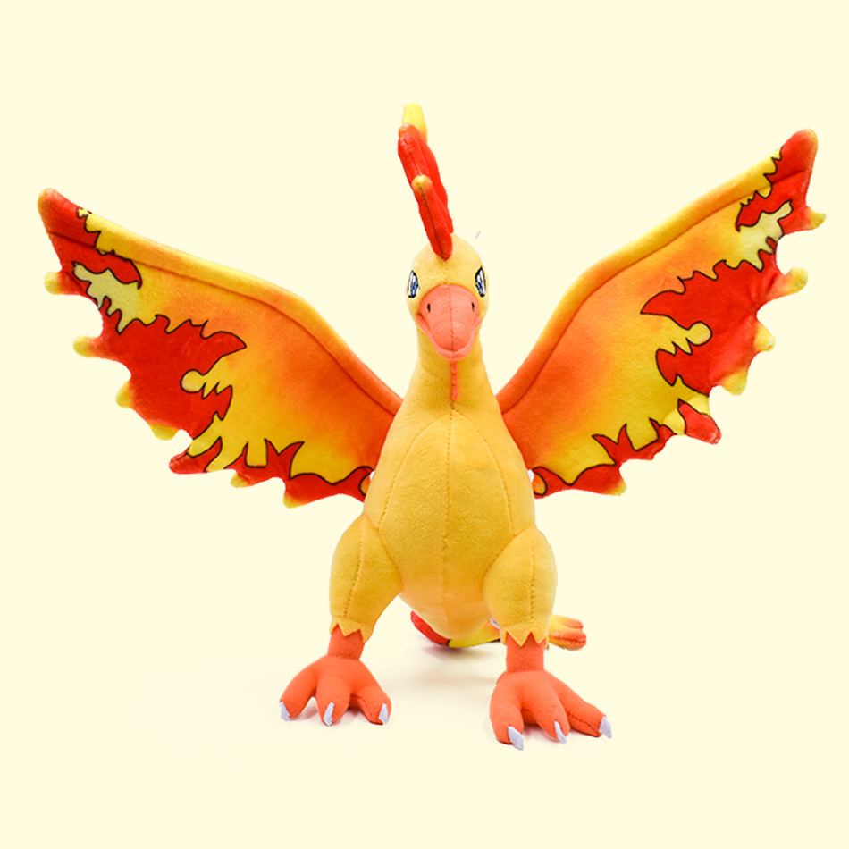 28cm pokemon chim lửa chim sét búp bê sang trọng chim đông lạnh ba thánh búp bê ba thánh thú